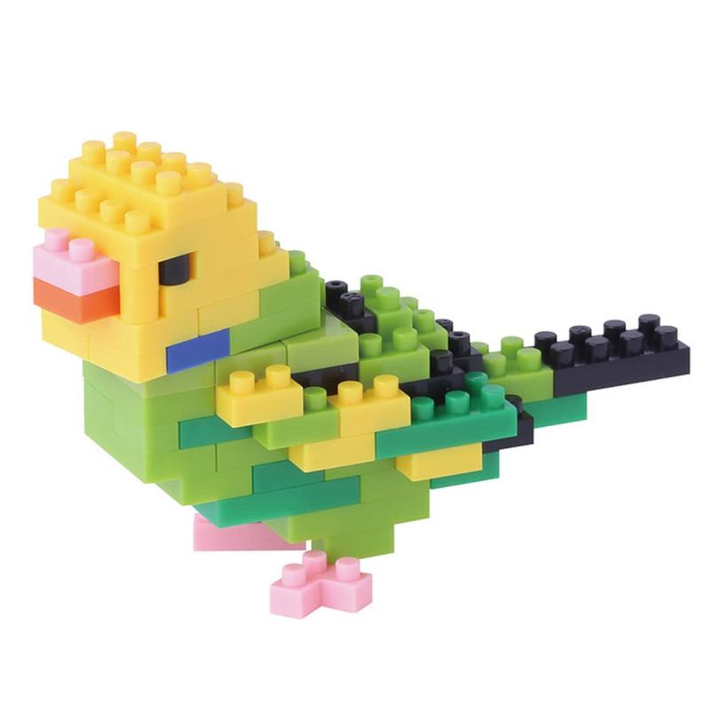 カワダ(K) ナノブロック セキセイインコグリーンオパーリン NBC_167