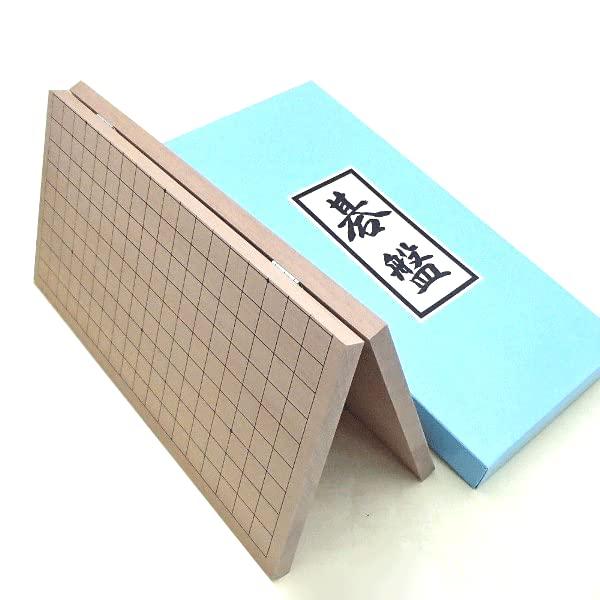 手頃な厚さの折囲碁盤 新桂（しんかつら）6号折碁盤 中厚（約16mm厚）アガチス
