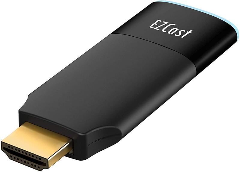 EZCast 2 ワイヤレス ディスプレイ レシーバー、YouTube ストリーミング、2.4/5GZ WiFi 対応、Android、iOS、Windows、MacOS、DL、Miracast、Airplay ミラーリングと互換性あり