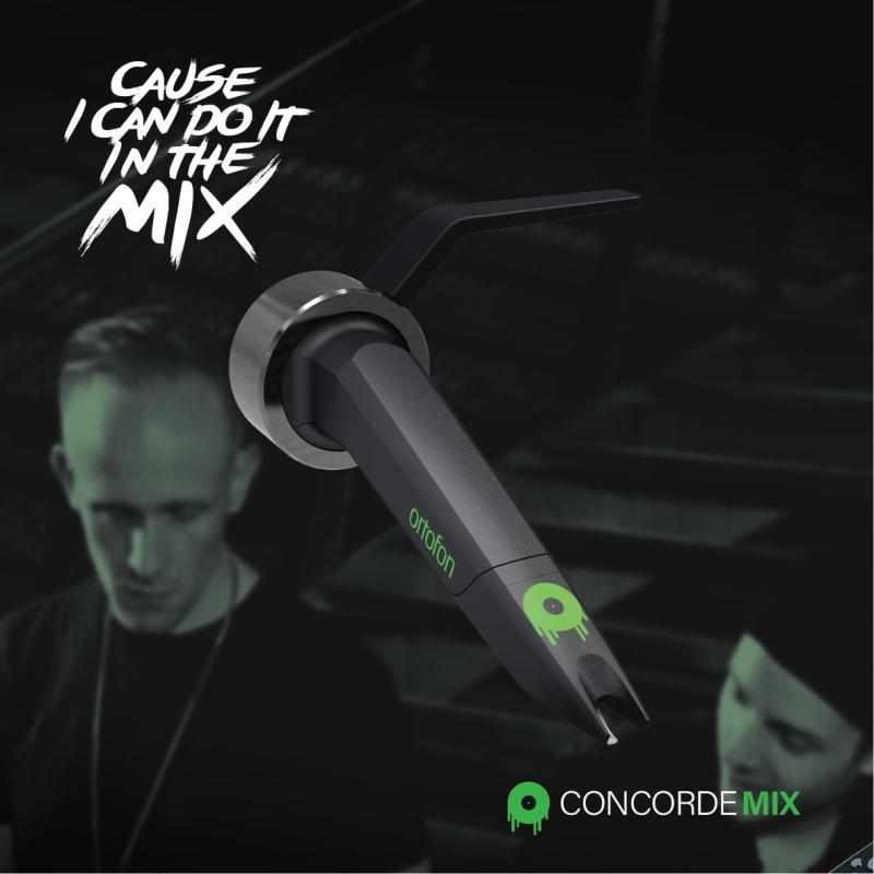ortofon Concorde MKII Mix オルトフォン DJカートリッジ ヘッドシェル一体型 丸針...