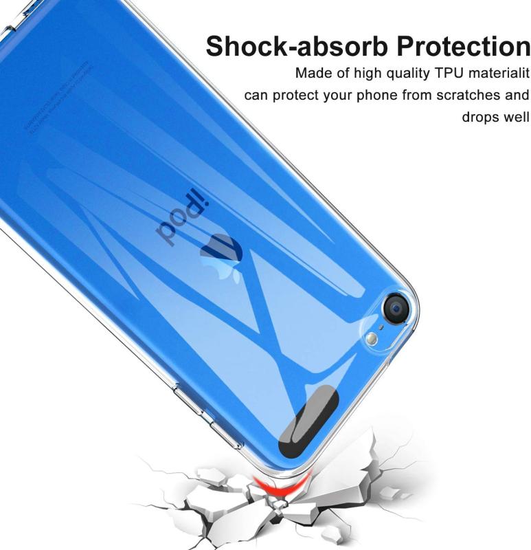 For ipod touch 7 / ipod touch 6 / ipod touch 5 用のケース カバー TPU 超薄型 ...