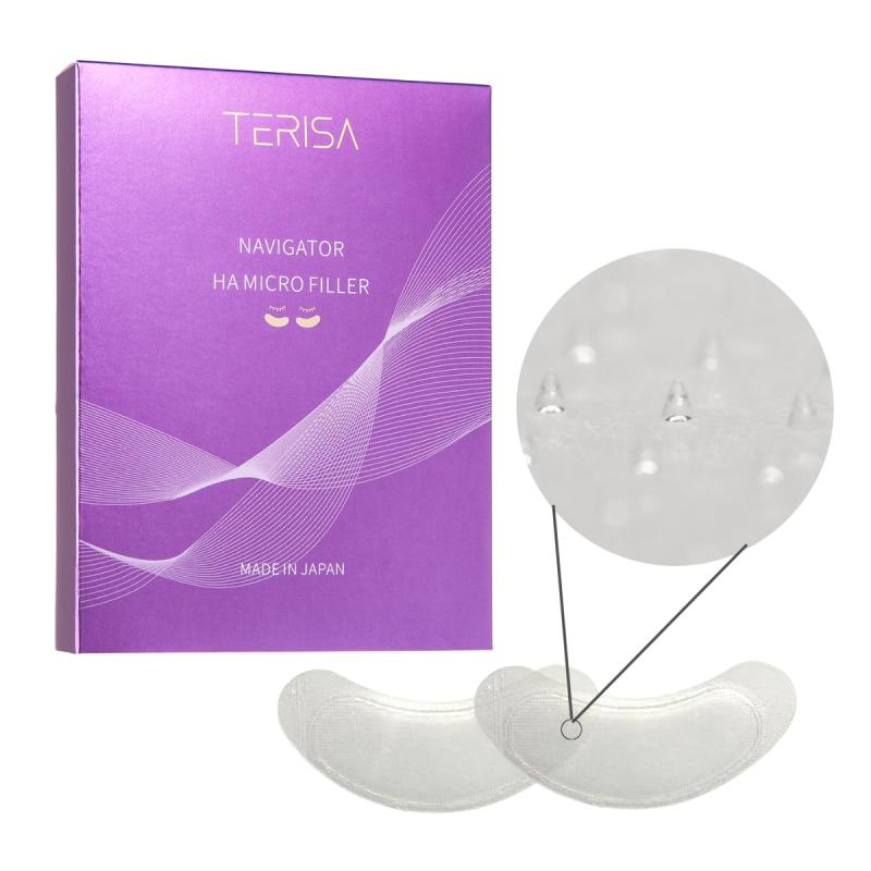 TERISA VIGATOR A MICRO FILLER マイクロニードルパッチ 目元・口元用パック 8枚入（2枚×4回分）効能評価試験済