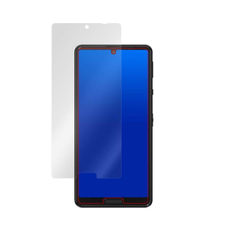 ミヤビックス AQUOS sense5G S-53A / SG03 用 PET製フィルム 強化ガラス同等の硬度 高硬度9素材採用 日本製 光沢液晶保護フィルム OverLay Brilliant 9 O9BS53A/F/12