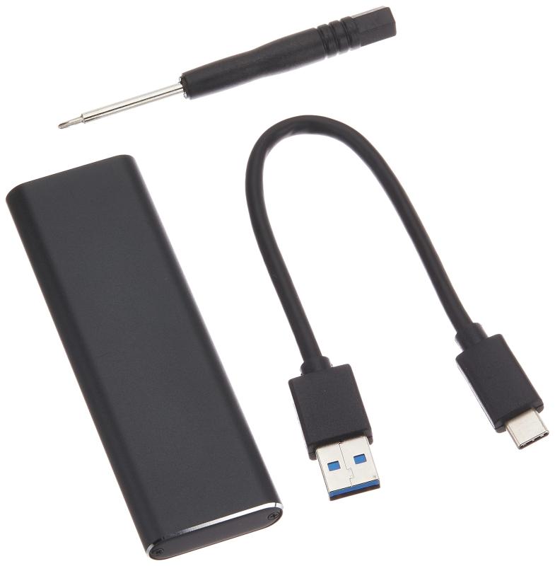 アイネックス USB3.1Gen2対応 M.2 SATA Dケース DE-12