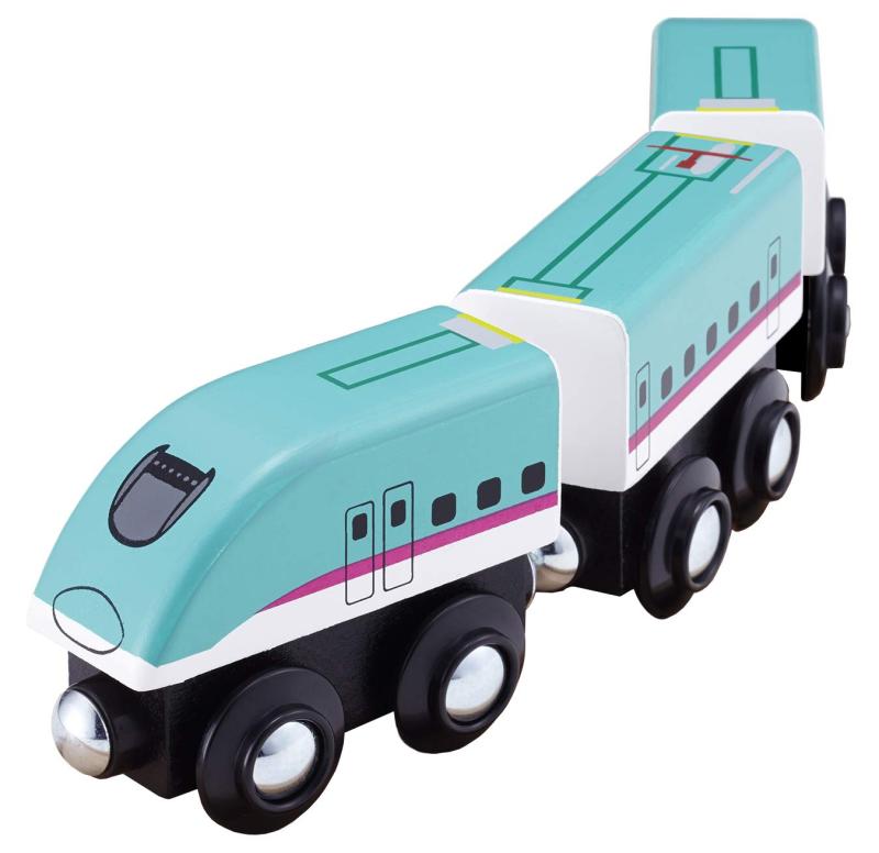 MOKN moku TRAIN E5系新幹線はやぶさ 3両セット手のひらサイズの鉄道車両に新車種が続々登場です。サイズ:本体 約47mm×D12mm×W245mm。原産国:中国