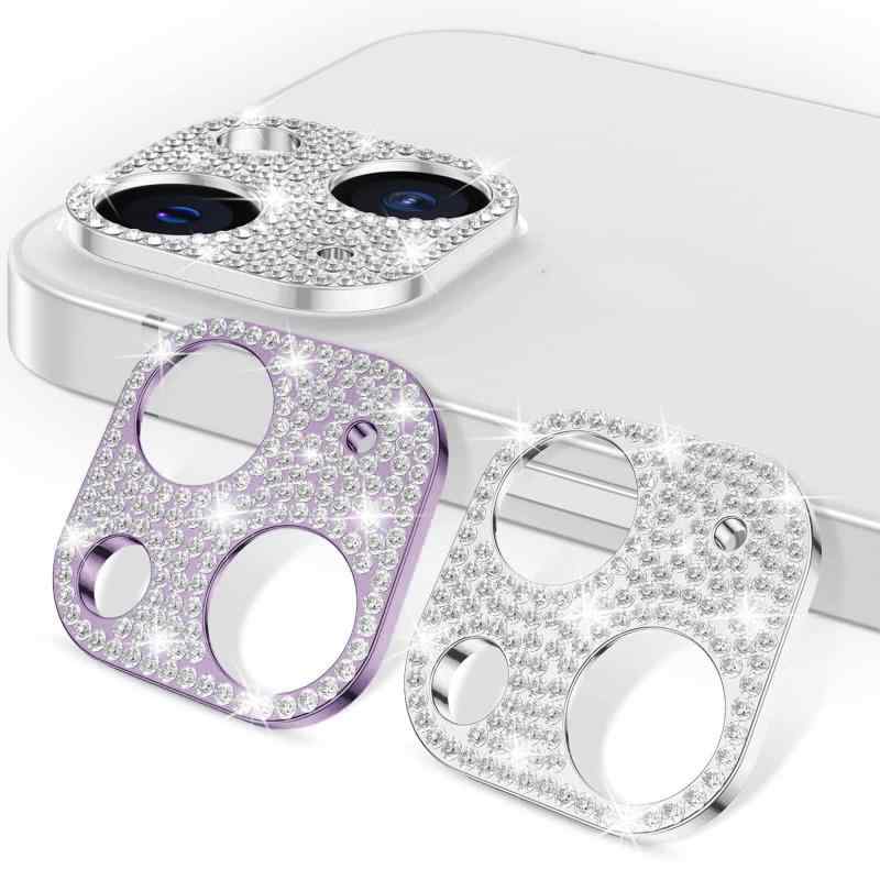 iPhone 対応 カメラフィルム カメラ保護カバー カメラカバー キラキラ アルミニウム合金 ラインストーン ダイヤモンド ファッション キズ防止 3Dデコレーション レンズカバー iPhone 対応 joyful11-10036301 ジョイフル39楽天市場店 サンプル画像3