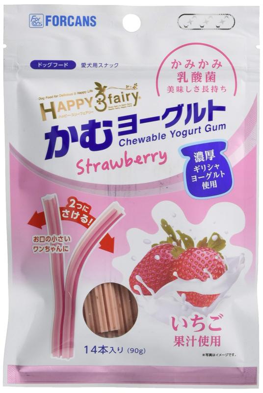 forcansフォーキャンス フォーキャンス かむヨーグルト イチゴ
