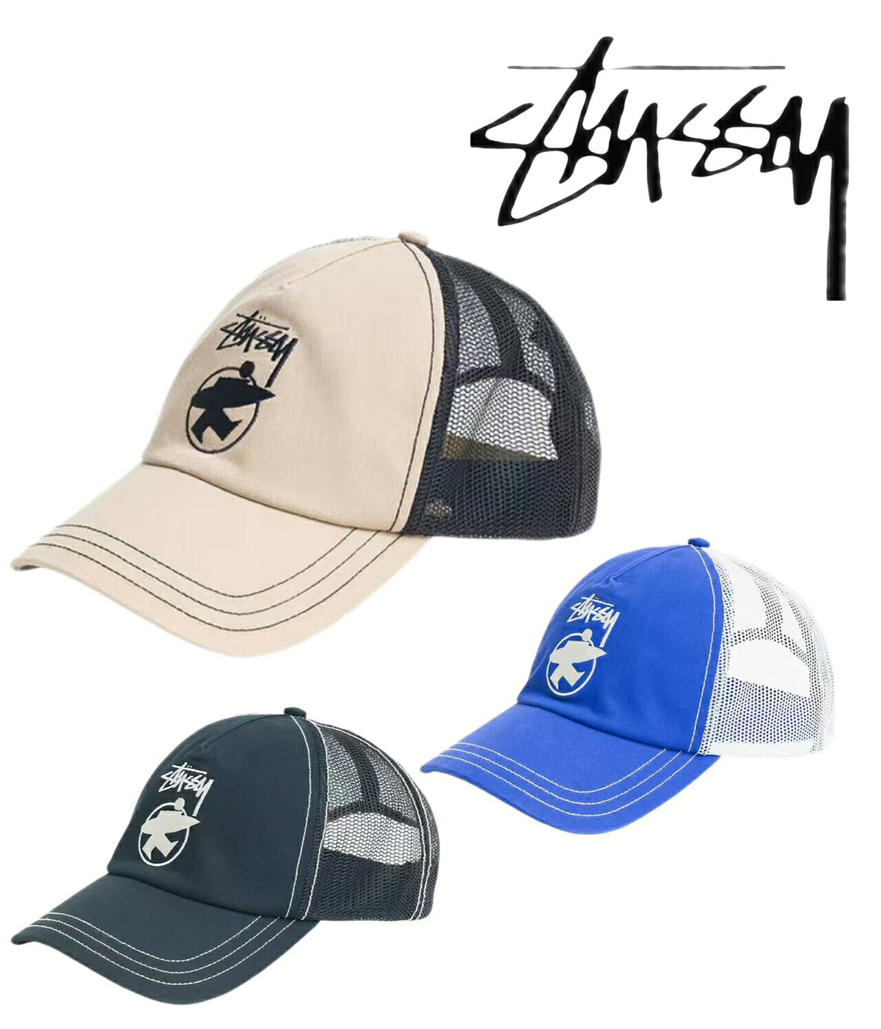 楽天市場】stussy メッシュキャップ（バッグ・小物・ブランド雑貨）の通販