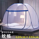 【★SS期間限定特価★】夏対策!蚊帳テント 120×195 蚊 害虫 ホコリ ムカデ カメムシ 虫よけ シングル サイズ 防虫ネット かや テント式 モスキートネット 子供キッズ 赤ちゃん(3)
