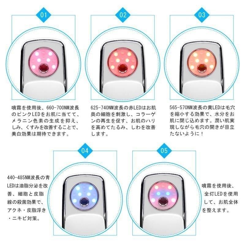 ハンディーミスト スキンケア スチーマー スチーム お肌の乾燥対策 顔 携帯ミスト 加湿 美容器具機器　充電式 美顔器ミスト ナノ粒子で保湿ケア