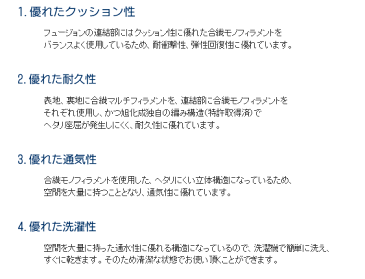 高級 高質 座布団カバー 【 フュージョン 】 50x54x6cm マチ付き 国産 接触冷感 ひんやりマット クール おしゃれ COOL クッションカバー ザブトンカバー 旭化成 メッシュ クールパッドカバー 涼感 日本製 FUSION 】