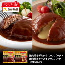 【5/1限定!最大81倍ポイントバック】ジョイフル ハンバーグ 湯煎 セット 2種6個入( 直火焼き ハンバーグ デミグラス ソース、直火焼き チーズ イン ハ...