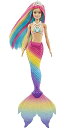 Barbie Dreamtopia Rainbow Magic Mermaid Doll with Rainbow Hair and Water-Activated Color Change Feature, Gift for 3 to 7 Year Olds