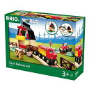 【BRIO WORLD】境界線も限界もありません。つきることのない可能性があるだけ。いつでもなりたいものになれ、どこにでも行くことができます。組み立てて組み直して、創造して導く。 ブリオの世界には6つのテーマがあり、全て遊びの中でつながって、自由に移動することができます。【ファーム】動物が入ったファームシリーズのスタートセットです。作物を収納するクレーン付の倉庫や、牛や作物を運ぶワゴン。このセットにしか入っていないトラクター、汽車と車がセットになっています。遊びの世界がぐんと広がりました。【女の子にも人気】動物さんが入った木製レールセットです。貨物列車で動物さんを運びましょう。トラクターで穀物を納屋に運び、クレーンで吊り上げて収納しましょう。【セット内容】車両×2、ワゴン車×1、トラクター×1、動物×1、倉庫×1、荷物×1、他 (全20ピース)【対象年齢】3歳以上【対象性別】男女共用【サイズ】レイアウトサイズ:W555xD520xH177mm / パッケージサイズ:W365xD120xH270mm【BRIOのおもちゃ】ブリオは1884年に創立されたスウェーデン王室御用達の木製おもちゃブランドで、世界中で親しまれています。ブリオの玩具は知育玩具であると同時に遊びながら楽しい想像力を無限器かきたてるおもちゃで何世代にもわたってお楽しいただけるよう丹念に作られています。ヨーロッパの基準より高い基準で試験を行い、FSC森林管理認証を受けた木材を使用しています。商品紹介 BRIOの新しいシリーズ、ファームレールのスターターセット。 作物を収納するクレーン付の倉庫や牛を運ぶワゴン、汽車と車がセットになっています。 製品の色は実物と異なることがあります。製品の仕様、構成は変更することがあります。 安全警告 保護者のもとで遊ばせてください。小さな部品を口に入れないでください。窒息などの危険があります。誤飲の危険がありますので、3歳未満のお子様には絶対に与えないでください。投げたり振り回す等、乱暴な遊び方をしないでください。破損、変形など危険な箇所がある場合は使用しないでください。