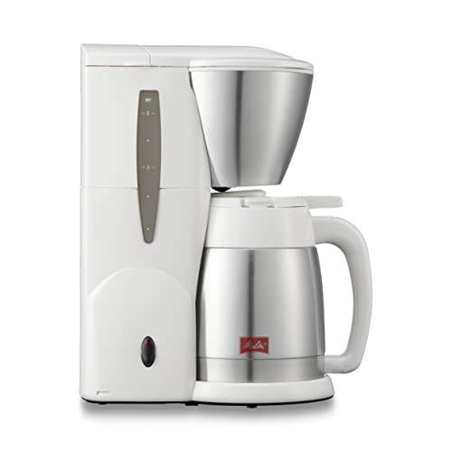 メリタ コーヒーメーカー メリタ(Melitta) フィルターペーパー式 コーヒーメーカー メリタ ノアプラス ホワイト 5杯用 SKT55-3W