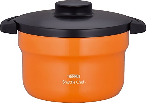サーモス 真空保温調理器 シャトルシェフ 2.8L (3~5人用) オレンジ 【調理鍋ふっ素コーティング加工】 KBJ-3000 ORのサムネイル