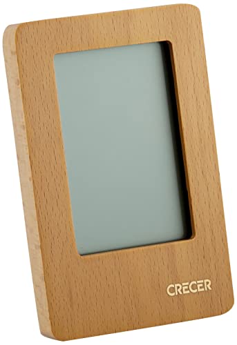 クレセル 天然木 デジタル温湿度計 ホワイト CR-2200W
