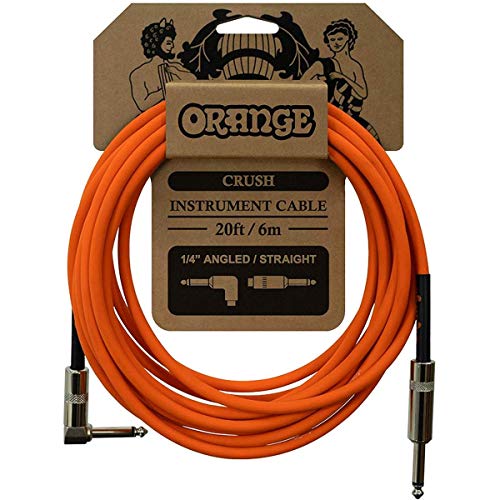 ORANGE CRUSH Instrument Cable 20ft 6m 1/4