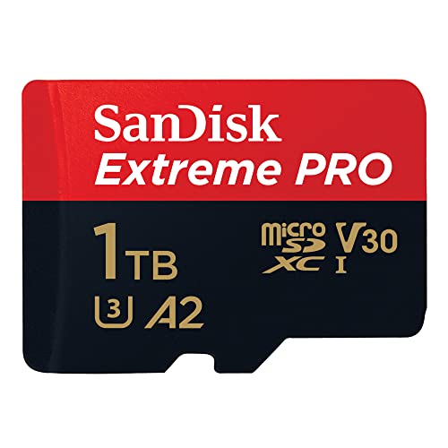 SanDisk microSDXC UHS-I カード 1TB Extreme PRO 超高速タイプ（読込最大200MB/s 書込最大140MB/s）サンディスク エクストリームプロ SDSQXCD-1T00-GN6MA 海外パッケージ品