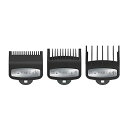 【WAHL認定 国内正規品 業務 人専用】 WAHL (ウォール) Premium Cutting Guide, 3 pcs - Clipper Guide Combs (『プレミアムカッティングガイド 3個入り』 -クリッパー/バリカン用ガイド/アタッチメントコーム)