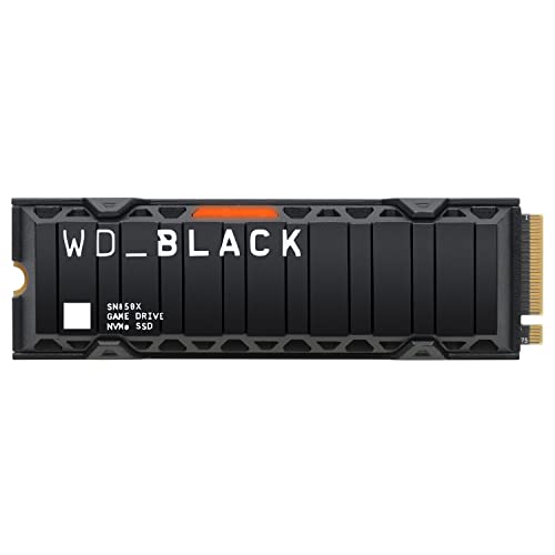 WD_BLACK 1TB SN850X NVMe 内蔵型 ゲーミング SSD ソリッドステートドライブ ヒートシンク付き - Playstation 5 Gen4 PCIe M.2 2280 最大7,300MB/s - WDS100T2XHE ブラック