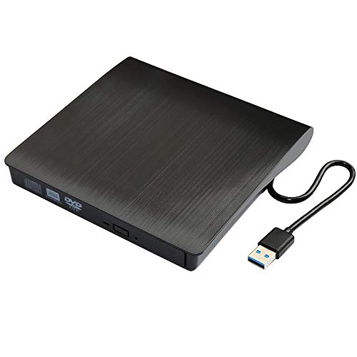 Actpe USB 3.0/Type-C スリム 外付け DVD RW 