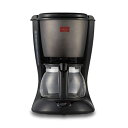 メリタ コーヒーメーカー メリタ(Melitta) フィルターペーパー式 コーヒーメーカー 700ml ツイスト ジェットブラック 5杯用 SCG58-3B