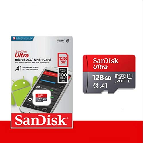 TfBXN ( SANDISK ) 128GB ULTRA microSDXCJ[h őǍ 100MB/s [ COpbP[W ] SDSQUAR-128G-GN6MN