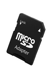 wumio SDカード 変換アダプター microSDカード → SDカード 変換 コネクタ ケース付き マイクロSD シンプル アタッチメント ビデオ カメラ microSDHC microSDXC