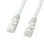 掠ץ饤 LAN֥ ǥ CAT6 եåȥ 1Gbps/250MHz ӥå ͥåȥ֥ RJ45ͥ ĥޤɻ (5m) ۥ磻 LA-FL6-05W