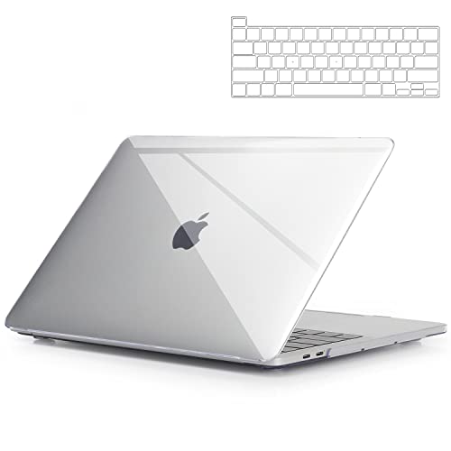 TALENANA for Macbook Pro 13インチケース A2338/A2289/A2251/A2159/A1989/A1708/A1706対応 2022-2016モデル M1/M2チップ 【日本語キーボードカバー付き】Macbook Proカバー クリアケース 保護ケース ハードケース 全面保護 ほこり防止 滑り止め Macbookアクセサリー Macbook