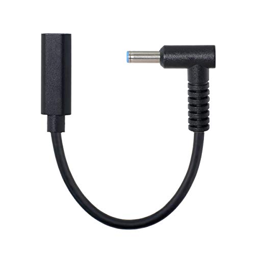 JSER Xiwai Type C USB-C メス入力 DC 4.5x3.0mm 電源PD充電ケーブル ノートパソコン用 18-20V (4.5x3.0mm)