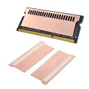 Easycargo ノートパソコンメモリヒートシンクキット 銅ヒートシンク 熱伝導性粘着テープ 冷却ヒートシンクパッド ノートパソコンメモリRAM SODIMM DDR4 DDR3