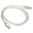 Cablecc USB オス-Firewire IEEE 1394 4ピンオス iLinkアダプターコードケーブル Sony DCR-TRV75E DVアダプター用