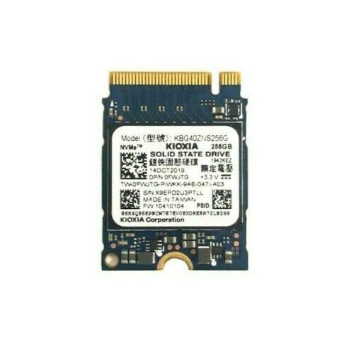 東芝(Kioxia) 256GB PCIe NVMe 2230 SSD (KBG40ZNS256G) (OEM) 30mm