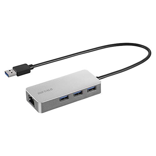 BUFFALO Gigaб ɥå󥰥ơ LANץ ͭLANݡ USB3.2(Gen1) ܥ᡼ С LUD-U3-AGHSV/N