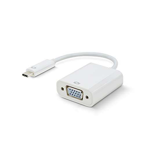 USB C ? VGA変換アダプタ Type C(Thunderbolt 3 互換) ディスプレイアダプタ 1080P @60Hz HD携?型 タイ..