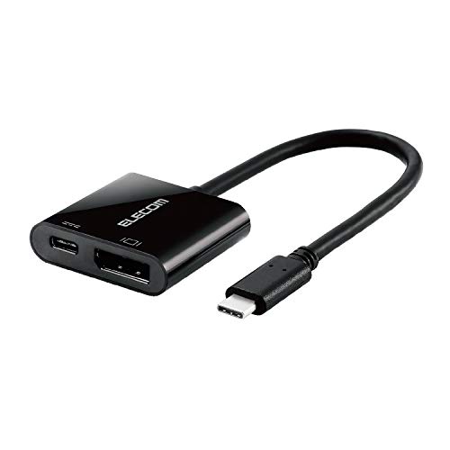 エレコム ドッキングステーション USB-C DisplayPort 変換 TypeC - DisplayPort & 給電ポート 変換アダ..