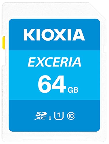 64GB SDXC SD KIOXIA  EXCERIA Class10 UHS-I U1 R:100MB/s ơ LNEX1L064GG4