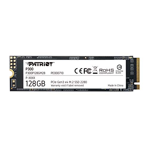 Patriot Memory P300 128GB M.2 SSD 2280 NVMe PCIe Gen 3x4 ¢SSD P300P128GM28