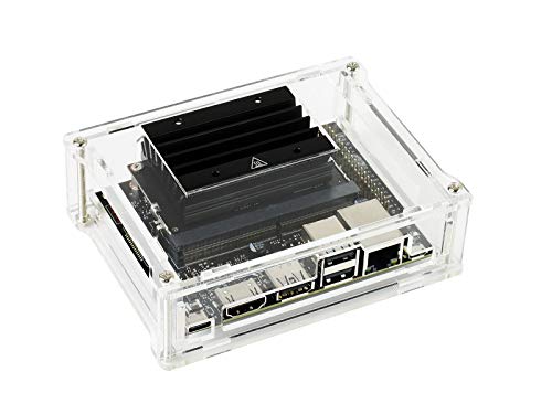 WaveShare アクリルクリアケースエンクロージャ Jetson Nano 2GB デベロッパーキット専用(ケースのみ)