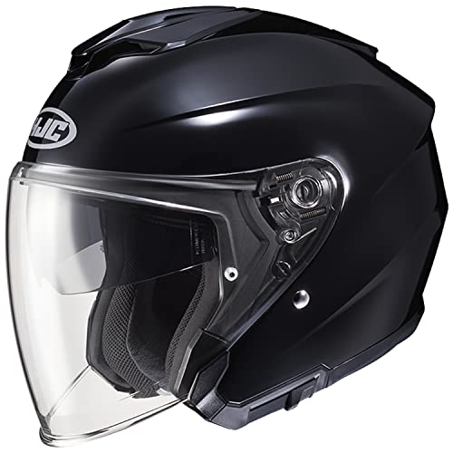 HJC HELMETS(エイチジェイシーヘルメット) バイクヘルメット オープンフェイス BLACK(サイズ:XL) i30 SOLID(ソリッド) HJH214