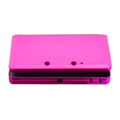 OSTENT ケース 耐衝撃 ハード アルミ メタル ボックス カバー ケース シェル Nintendo 3DS コンソールに対応 (Rose Red)