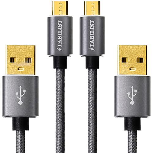 [PS4 Xbox One コントローラー対応] マイクロUSBケーブル Micro usb 2m 2本組 2.4A 急速充電ケーブル コントローラー 純正 Pro プレステ4 android type-b アンドロイド スマホ