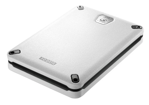 I-O DATA USB 3.0/2.0対応 Gセンサー搭載耐衝撃ポータブルハードディスク 白 500GB HDPD-AUT500W 【旧モデル】