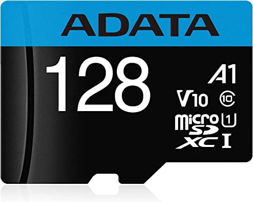 ADATA microSD J[h 128GB microSDXC UHS-I CLASS10 A1Ή SDϊA_v^[t AUSDX128GUICL10A1-RA1