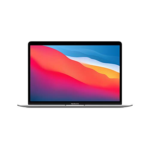 Apple 2020 MacBook Air ノートパソコン: Apple M1 Chip、13インチ、8GB RAM、256GB SSD、バックライトKeyboard、FaceTime HDカメラ、Touch ID、iPhoneとiPadに対応; シルバー