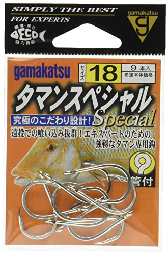 がまかつ(Gamakatsu) タマンスペシャル フック 白 16号 釣り針