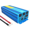 IpowerBingo インバーター 正弦波 12V 2000W 最大 4000W DC 12V（直流）AC100V（交流）変換 50HZ 60HZ 切替 カーインバーター 太陽光発電 災害対策 地震 防災用品 自動車 船 キッチンカー キャンピングカー 用品 キャンプ アウトドア、緊急時で大活躍 停電の対策！