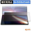 【 覗き見防止 180度 】フィルム GZBOX 10.95インチ デュアルタッチスクリーン DS18 ( 下画面 / カメラ穴なし ) プライバシーフィルター 保護フィルム ブルーライトカット 覗きみ防止フィルム のぞき見防止 アンチグレア パソコン PC